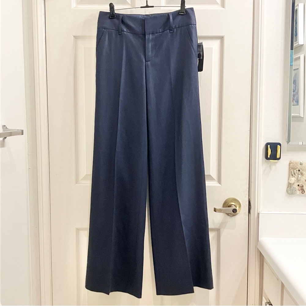 Marc By Marc Jacobs Wide Leg Trousers - Navy - Size 2